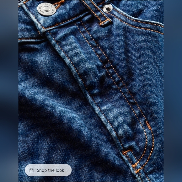 Veronica Beard Carson Kick Flare Jeans in Bright Blue Size 28 - Picture 5 of 6